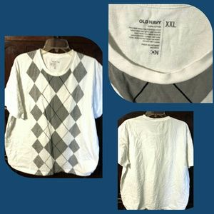 Old Navy argyle T shirt